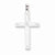14k White Gold Solid Cross pendant, Alluring Pendants for Necklace