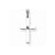 14k White Gold .01ct. Diamond Cross pendant, Adorable Pendants for Necklace