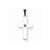 14k White Gold .01ct. Diamond Cross pendant, Dazzling Pendants for Necklace