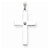 14k White Gold .02ct. Diamond Cross pendant, Exquisite Pendants for Necklace