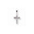 14k White Gold Diamond Latin Cross pendant, Alluring Pendants for Necklace