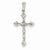 14k White Gold Diamond Cross pendant, Fine Pendants for Necklace
