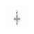 14k White Gold Diamond Cross Pendant, Gorgeous Pendants for Necklace