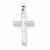 14k White Gold Solid Cross Pendant, Beautiful Pendants for Necklace