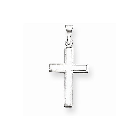 14k White Gold Latin Cross pendant, Appealing Pendants for Necklace
