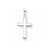 14k White Gold Latin Cross pendant, Appealing Pendants for Necklace