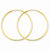 14k Yellow Gold 1.25mm Endless Hoop Earring, Jewelry Earrings