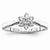 14k White Gold Diamond Engagement Ring