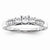 14k White Gold Diamond Engagement Ring