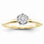 14k Yellow Gold Diamond Engagement Ring