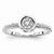 14k White Gold Diamond Engagement Ring