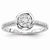 14k White Gold Diamond Engagement Ring