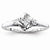 14k White Gold Diamond Engagement Ring