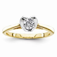 14k Yellow Gold Diamond Engagement Ring