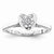 14k White Gold Diamond Engagement Ring