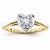 14k Yellow Gold Diamond Engagement Ring