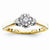 14k Yellow Gold Diamond Engagement Ring