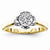 14k Yellow Gold Diamond Engagement Ring