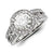 14k White Gold Diamond/Moissanite Engagement Ring