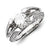 14k White Gold Diamond/Moissanite Engagement Ring