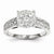 14k White Gold Diamond Ring