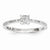 14k White Gold Diamond Ring