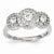 14k White Gold Diamond Ring