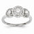 14k White Gold Diamond Ring