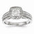 14k White Gold Diamond Ring