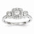 14k White Gold Diamond Ring