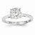 14k White Gold Diamond Ring