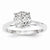 14k White Gold Diamond Ring