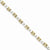 14K White & Yellow Gold Diamond X Bracelet