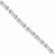 14K White Gold Diamond X Bracelet