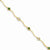 14K Yellow Gold Diamond and Emerald Round Bracelet