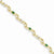 14K Yellow Gold Diamond and Emerald Round Bracelet