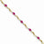 14K Yellow Gold Diamond and African Ruby Bracelet