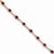 14K Yellow Gold Diamond and Ruby Bracelet