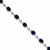 14K White Gold Diamond and Sapphire Bracelet