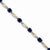 14K Yellow Gold Diamond and Sapphire Bracelet