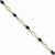 14K Yellow Gold Diamond and Sapphire Bracelet
