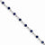 14K White Gold Diamond and Sapphire Bracelet