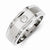 14k White Gold Diamond Men's Ring