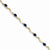14K Yellow Gold Diamond and Sapphire Bracelet