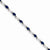 14K White Gold Diamond and Sapphire Bracelet