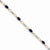 14K Yellow Gold Diamond and Sapphire Bracelet