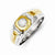 14k Two-tone Diamond Men's Ring