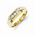 14k Yellow Gold Diamond Mens Ring