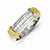 14k Two-tone Diamond Men's Ring