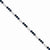 14K White Gold Diamond & Sapphire Bracelet